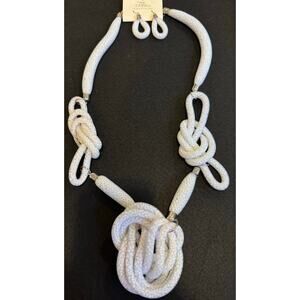 Abstract Statement Necklace and Earring Set